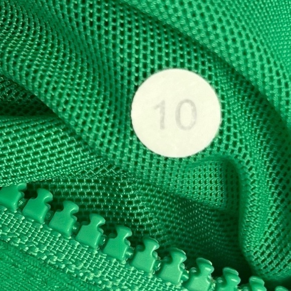 Lululemon | Half  Moon Full Zip Up Hooded Jacket with Ponytail Opening Size 10 - Picture 6 of 6